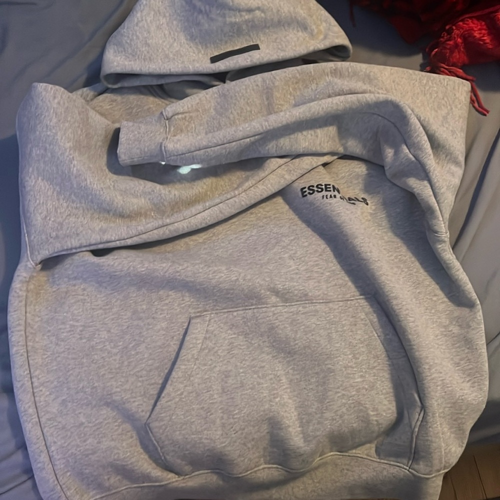 DARK OATMEAL ESSENTIALLS HOODIE